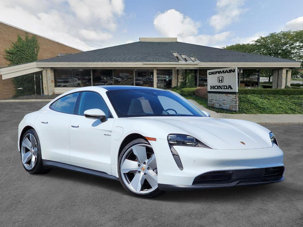 used 2021 Porsche Taycan car, priced at $55,337
