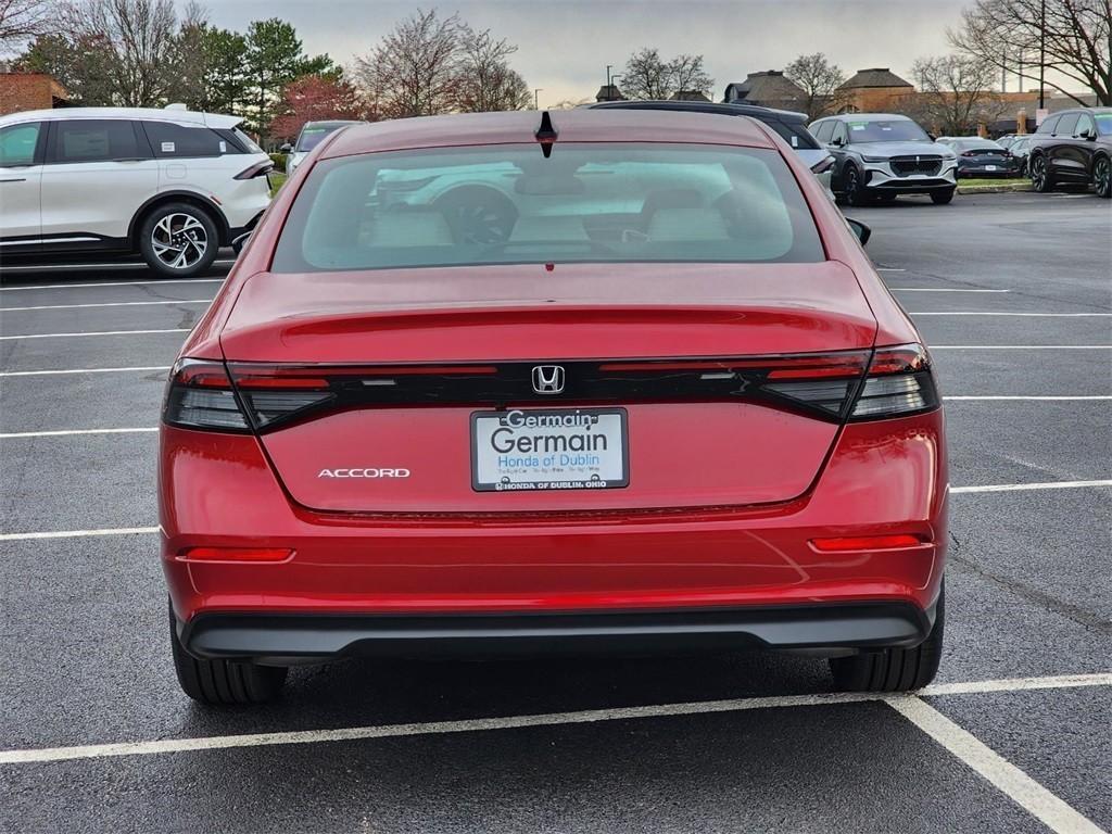 new 2025 Honda Accord car, priced at $32,165