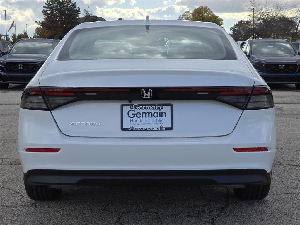 new 2025 Honda Accord car, priced at $29,945