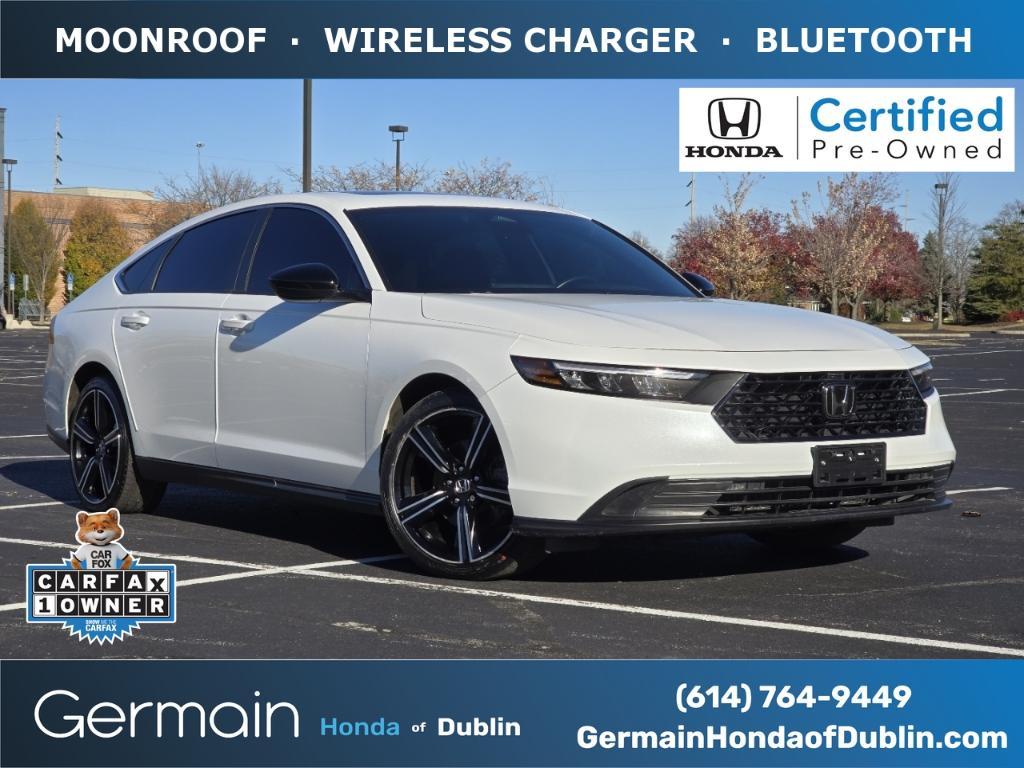 used 2025 Honda Accord Hybrid car, priced at $28,697