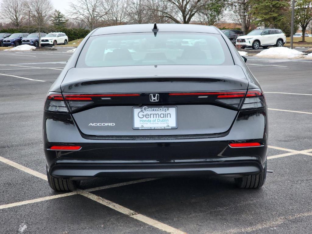 new 2025 Honda Accord car, priced at $29,445