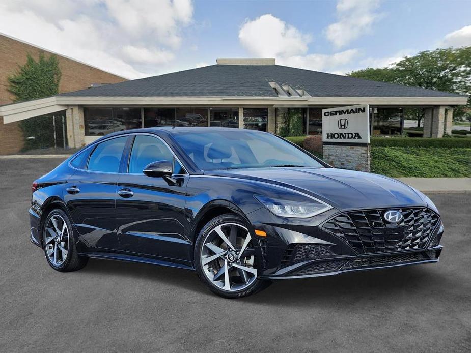 used 2021 Hyundai Sonata car, priced at $16,887