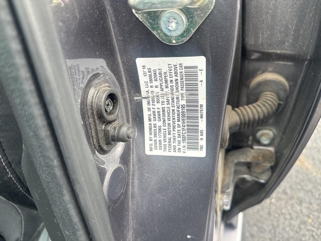 used 2017 Honda Civic car, priced at $16,997