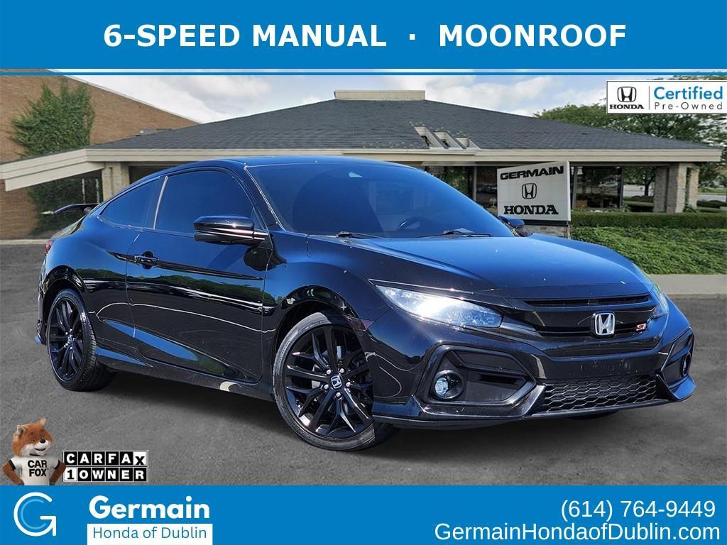used 2020 Honda Civic Si car, priced at $21,657