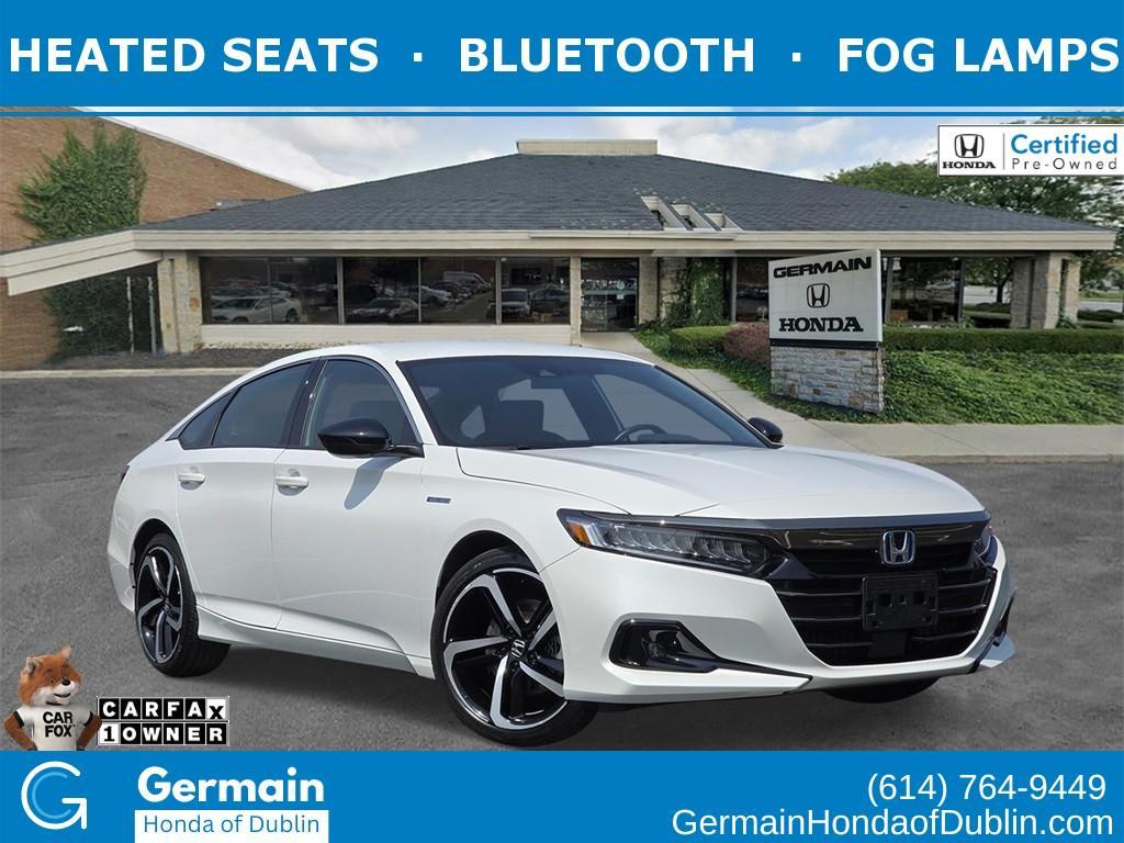 used 2022 Honda Accord Hybrid car, priced at $27,887