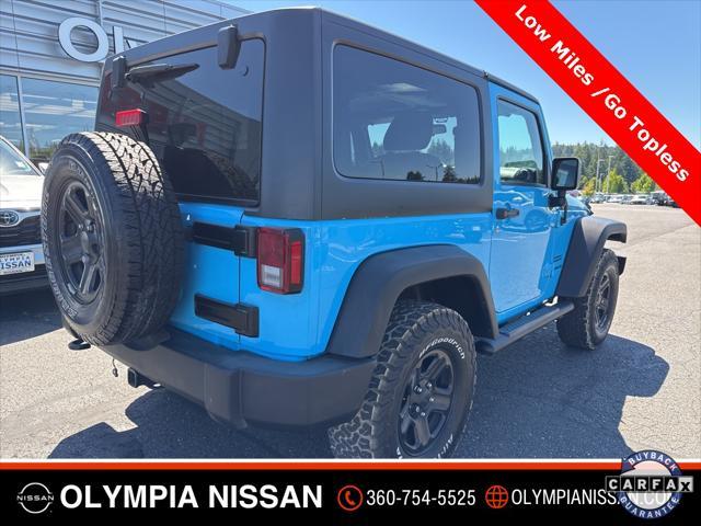 used 2017 Jeep Wrangler car, priced at $20,988