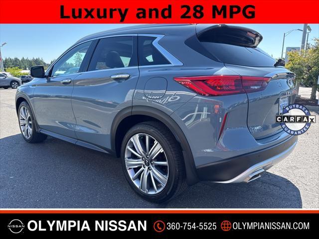 used 2022 INFINITI QX50 car, priced at $33,888