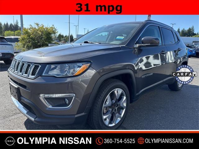 used 2021 Jeep Compass car, priced at $16,588