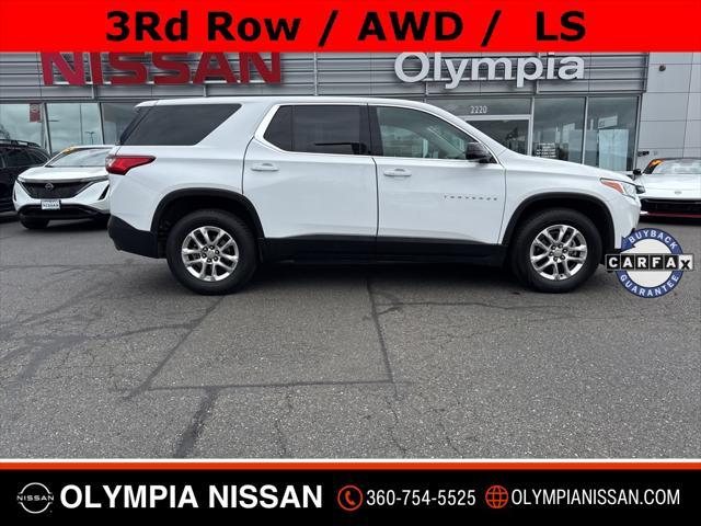 used 2020 Chevrolet Traverse car, priced at $19,288