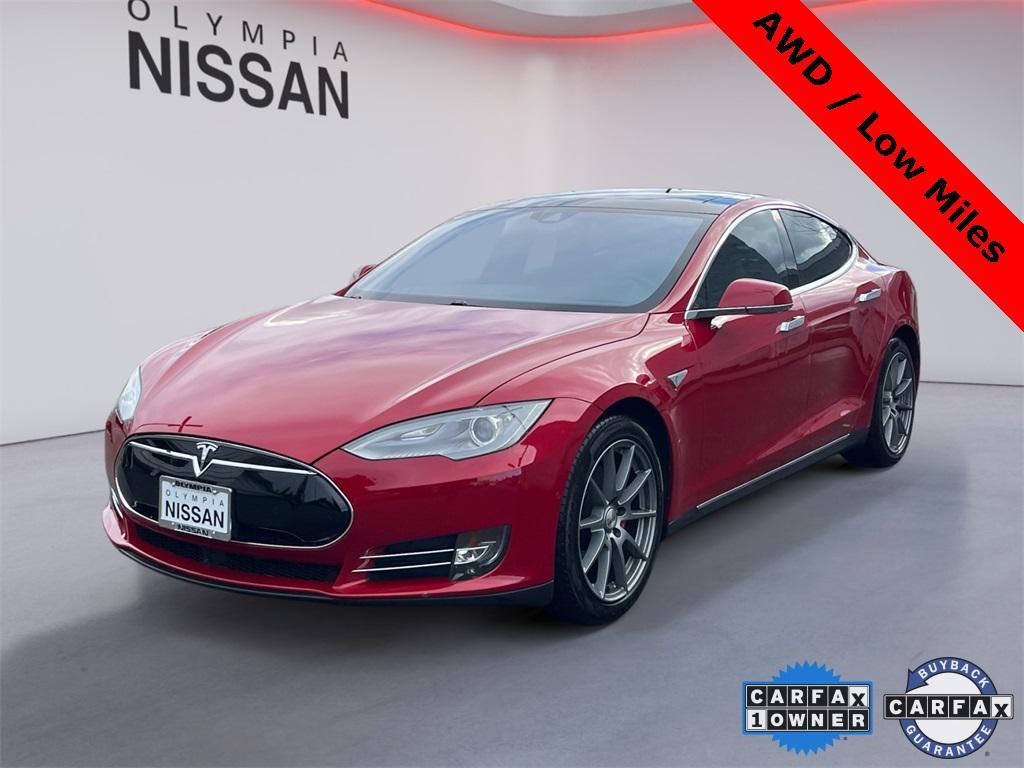 used 2015 Tesla Model S car, priced at $21,988