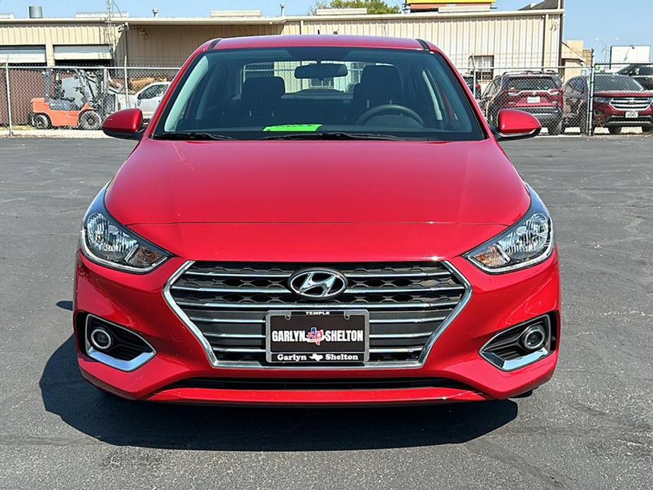 used 2022 Hyundai Accent car, priced at $18,000