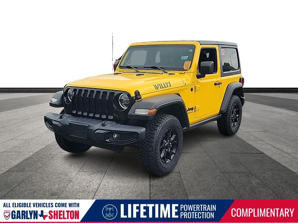 used 2021 Jeep Wrangler car, priced at $32,000