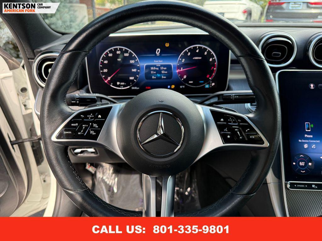 used 2024 Mercedes-Benz C-Class car, priced at $38,650