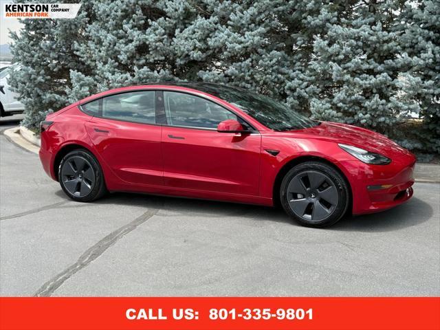 used 2022 Tesla Model 3 car, priced at $24,950
