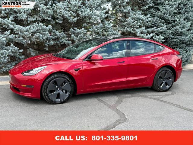 used 2022 Tesla Model 3 car, priced at $24,950