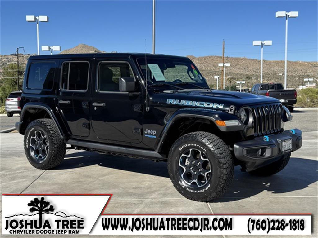 used 2022 Jeep Wrangler Unlimited 4xe car, priced at $34,500