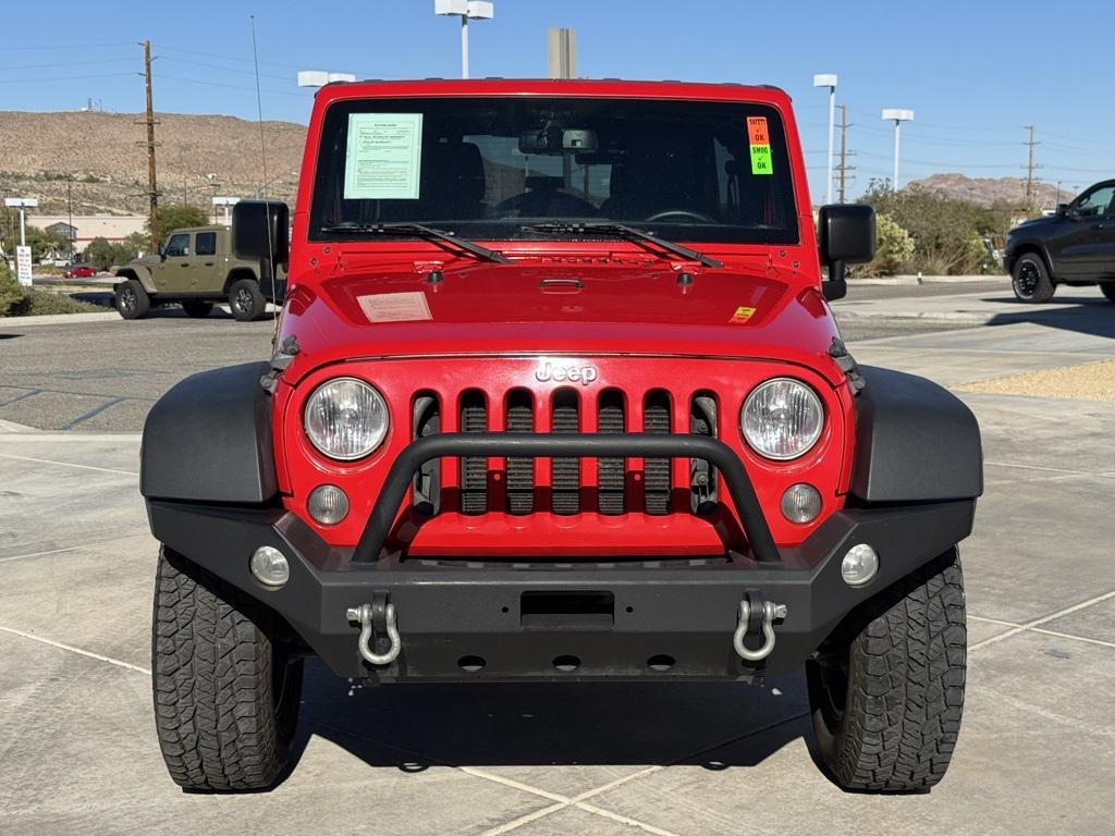 used 2015 Jeep Wrangler Unlimited car, priced at $15,500