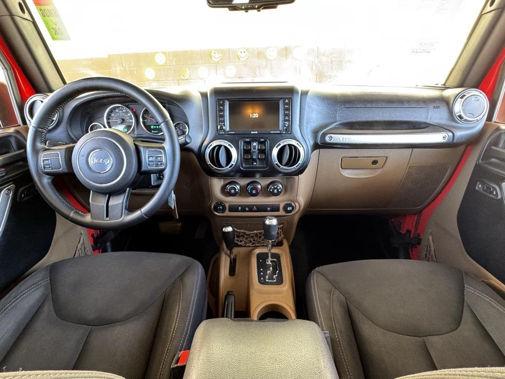used 2015 Jeep Wrangler Unlimited car, priced at $15,500