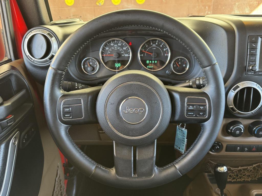 used 2015 Jeep Wrangler Unlimited car, priced at $15,500