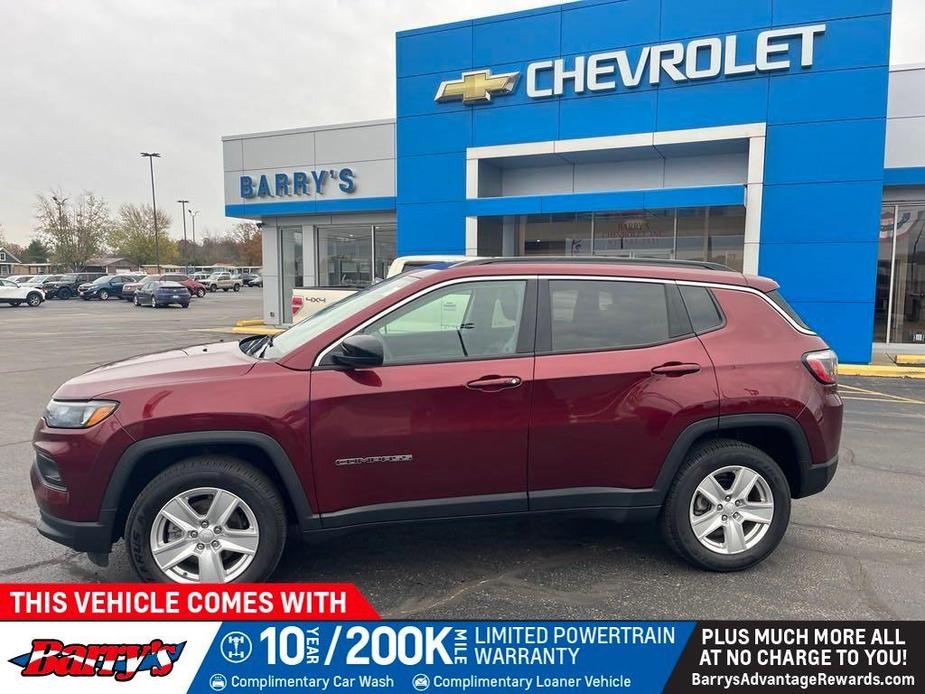 used 2022 Jeep Compass car, priced at $20,000