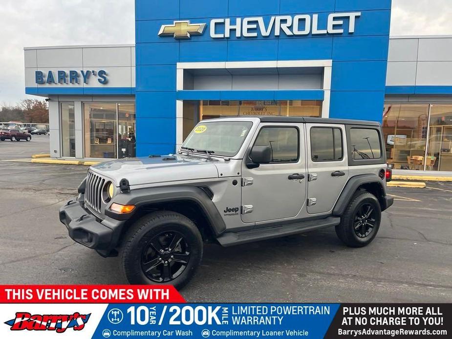 used 2020 Jeep Wrangler Unlimited car, priced at $30,500