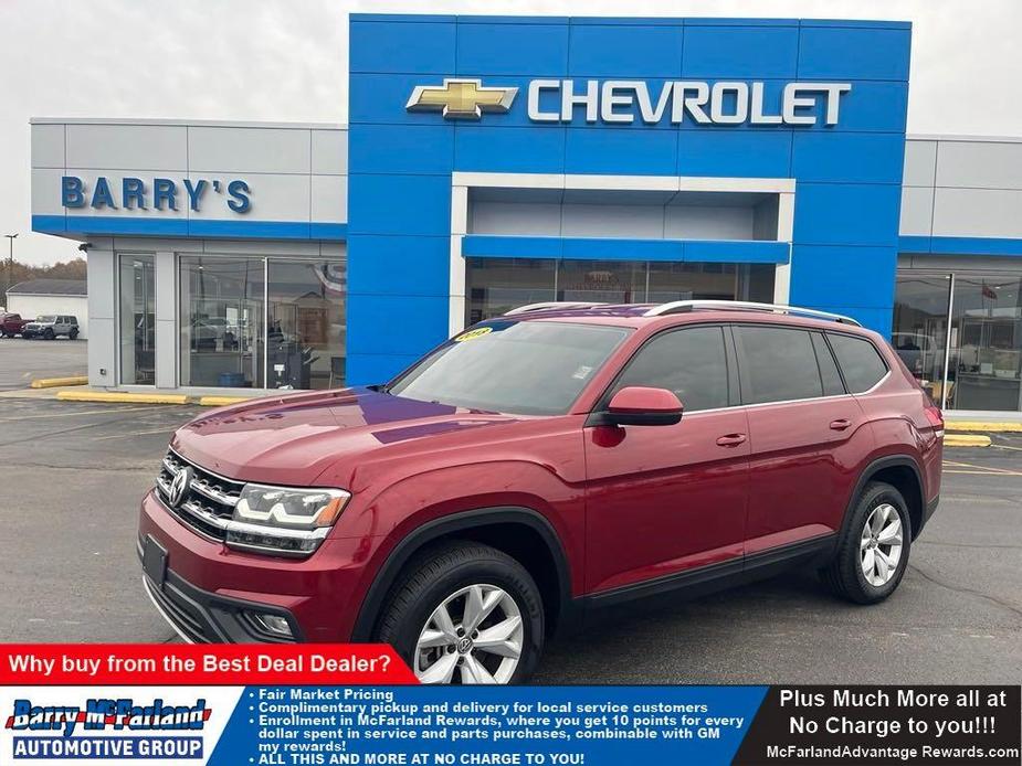 used 2018 Volkswagen Atlas car, priced at $14,000