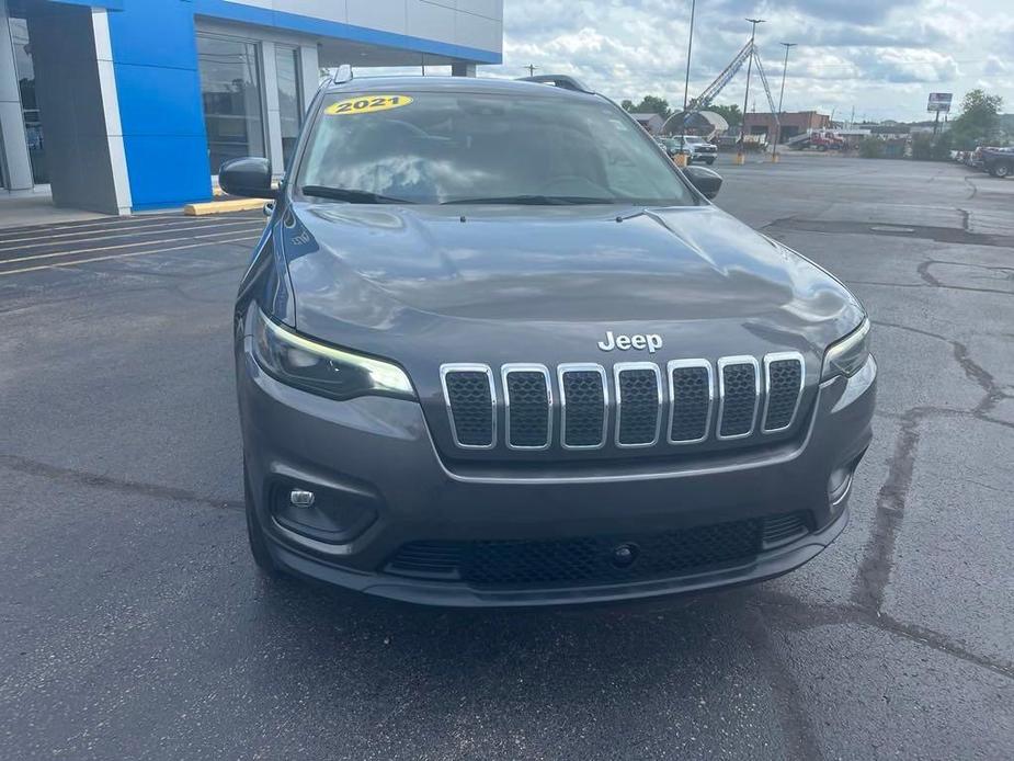 used 2021 Jeep Cherokee car, priced at $21,000