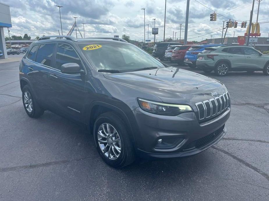 used 2021 Jeep Cherokee car, priced at $21,000