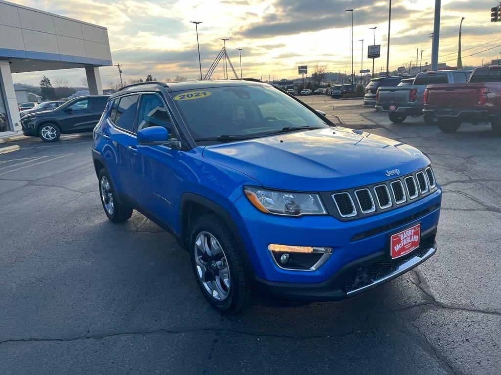 used 2021 Jeep Compass car, priced at $17,000