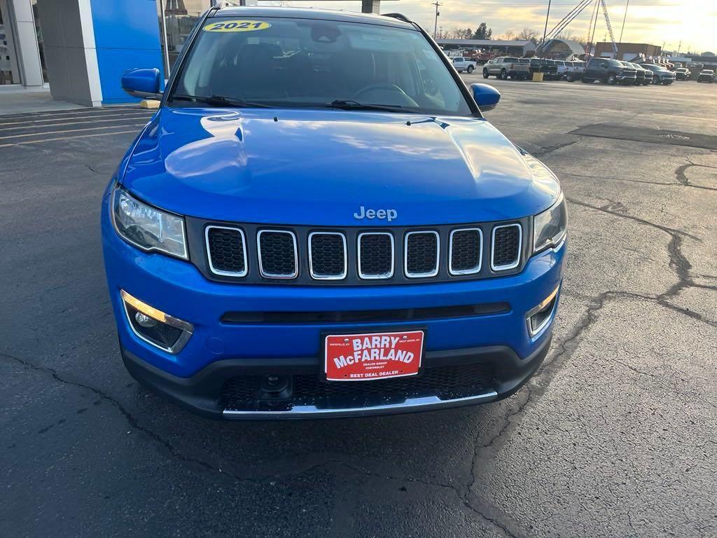 used 2021 Jeep Compass car, priced at $17,000