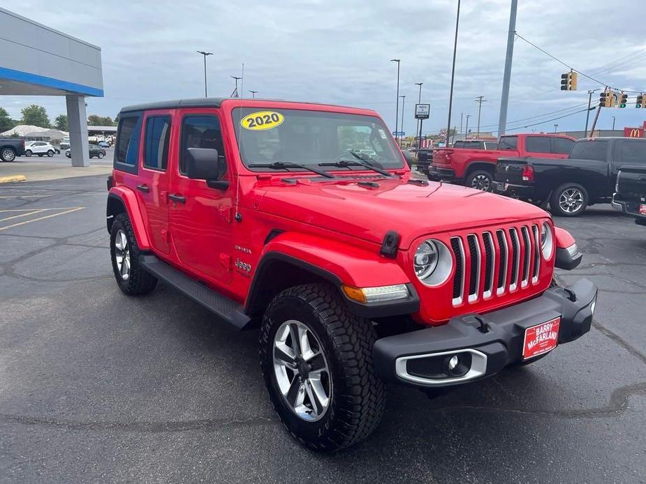 used 2020 Jeep Wrangler Unlimited car, priced at $32,000