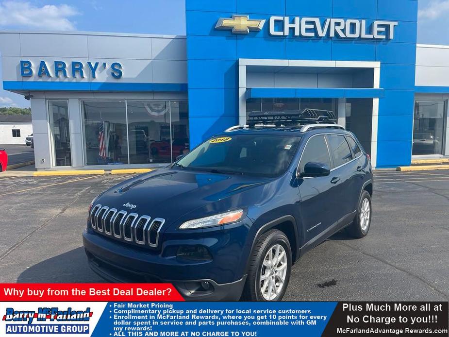 used 2018 Jeep Cherokee car, priced at $11,500