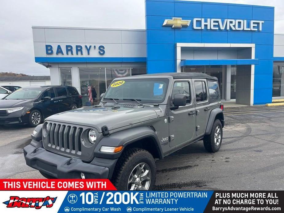 used 2020 Jeep Wrangler Unlimited car, priced at $29,500