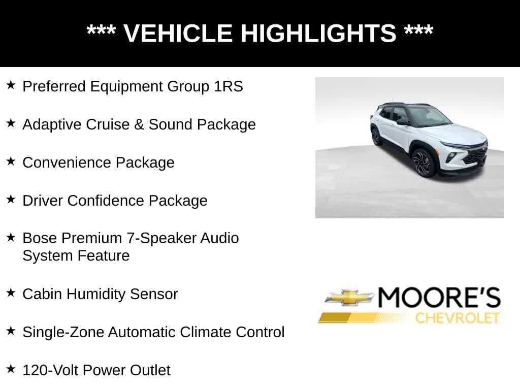 new 2025 Chevrolet TrailBlazer car, priced at $29,662