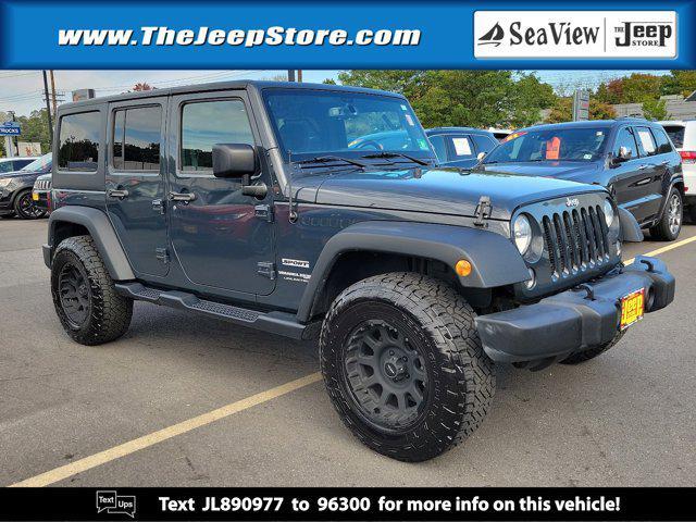 used 2018 Jeep Wrangler JK Unlimited car, priced at $24,810