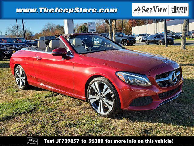 used 2018 Mercedes-Benz C-Class car, priced at $28,810