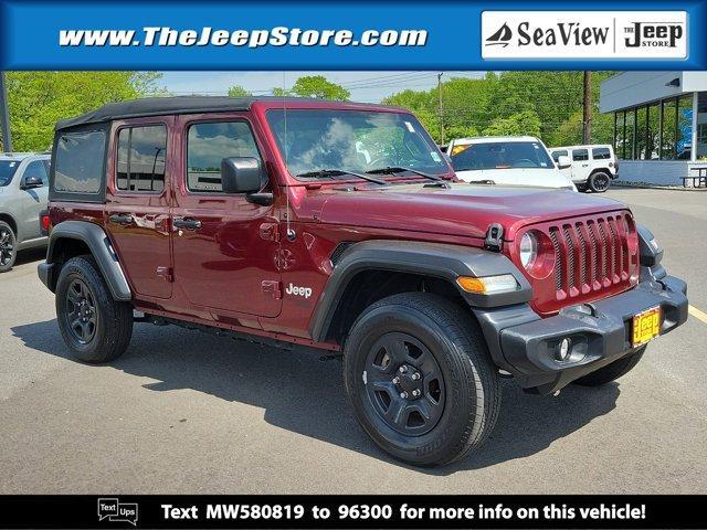 used 2021 Jeep Wrangler Unlimited car, priced at $31,810