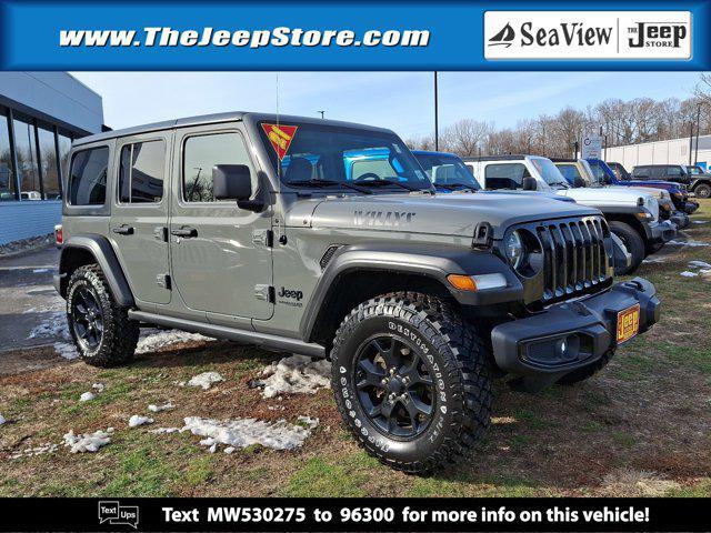 used 2021 Jeep Wrangler car, priced at $25,810