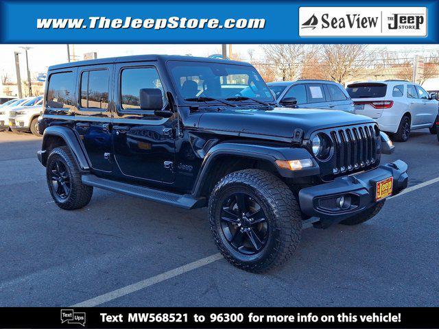 used 2021 Jeep Wrangler Unlimited car, priced at $32,810