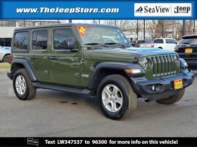 used 2020 Jeep Wrangler Unlimited car, priced at $31,810