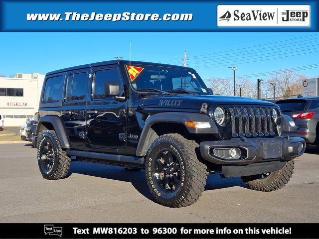 used 2021 Jeep Wrangler car, priced at $33,810