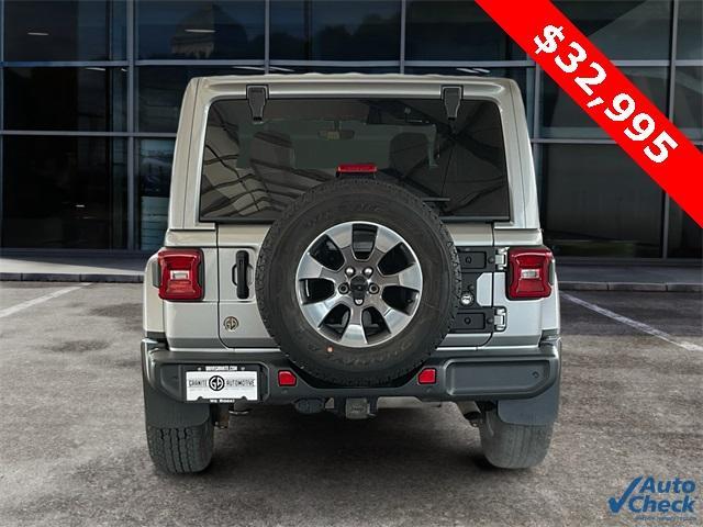 used 2020 Jeep Wrangler Unlimited car, priced at $32,561