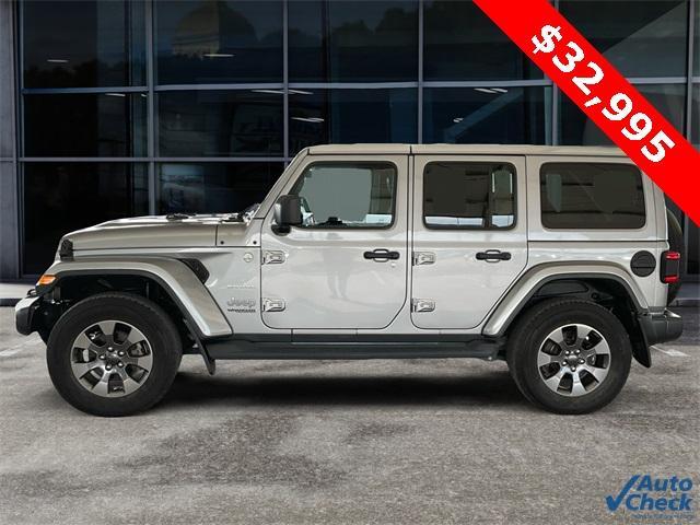 used 2020 Jeep Wrangler Unlimited car, priced at $32,561