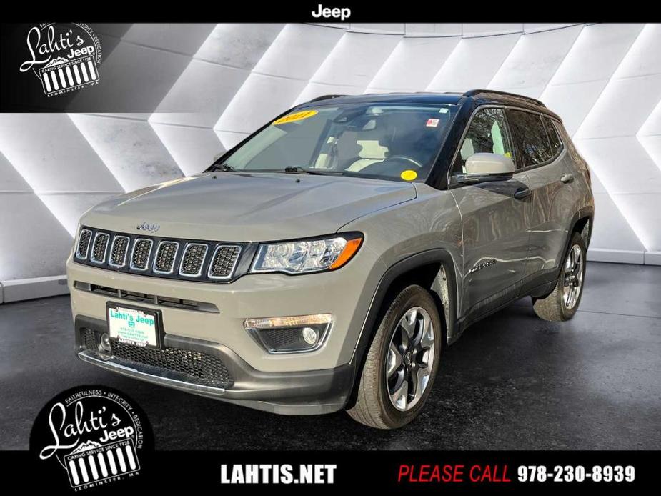 used 2021 Jeep Compass car, priced at $21,699