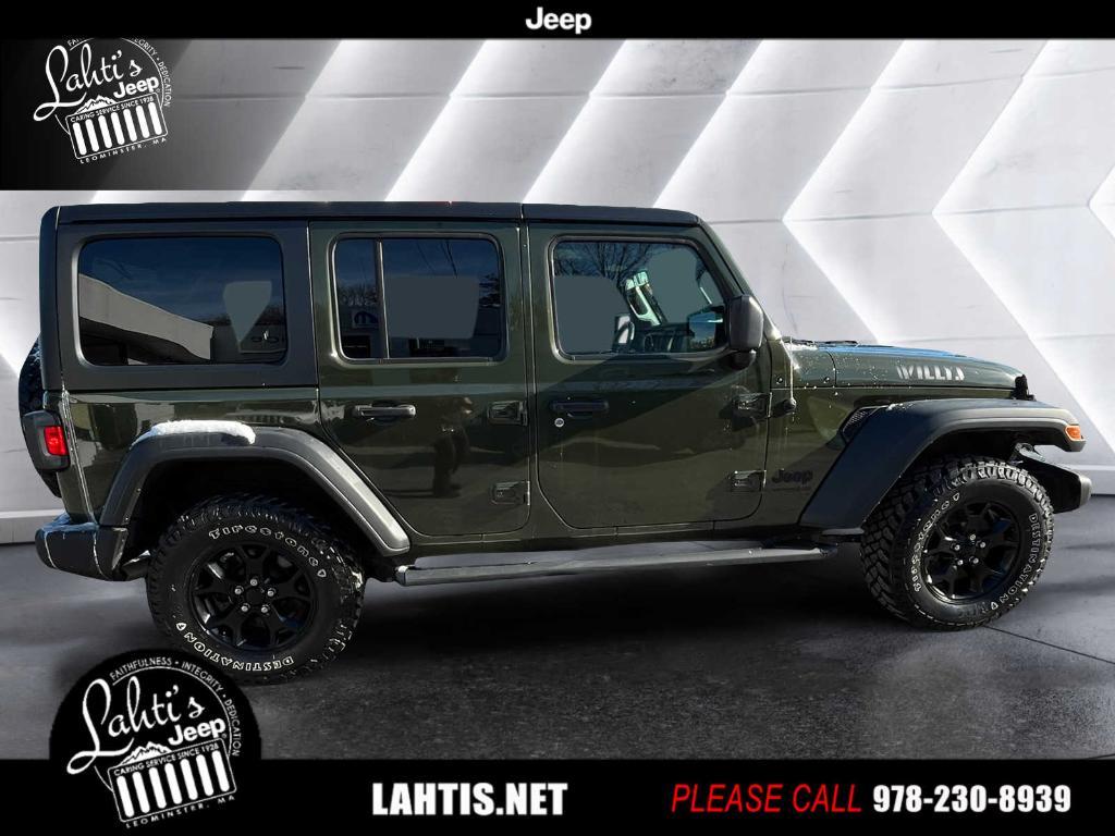 used 2021 Jeep Wrangler Unlimited car, priced at $27,897