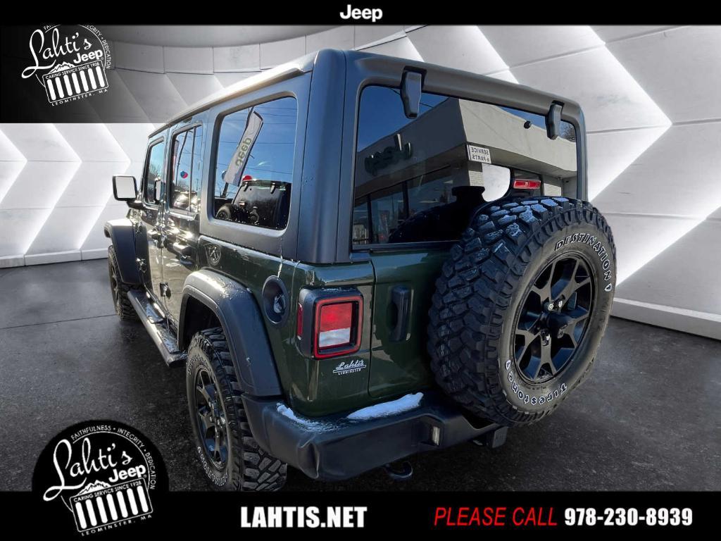 used 2021 Jeep Wrangler Unlimited car, priced at $27,897