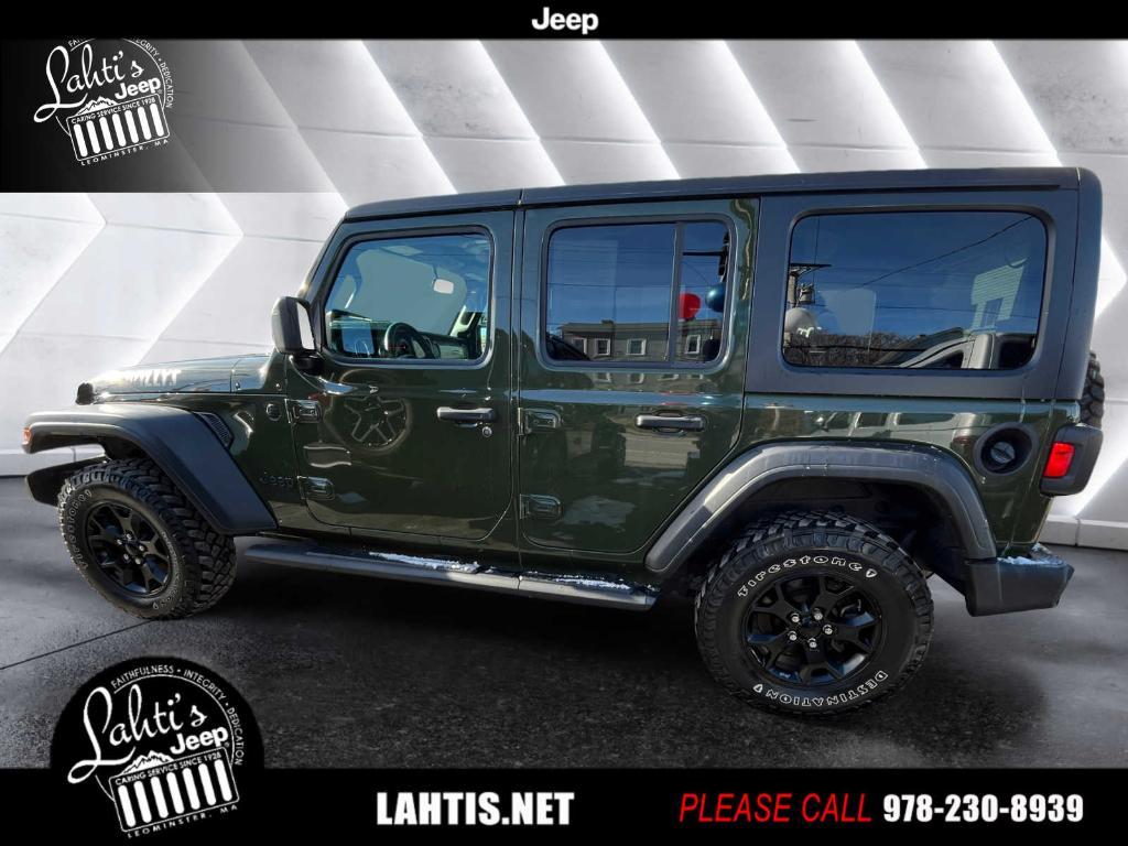 used 2021 Jeep Wrangler Unlimited car, priced at $27,897