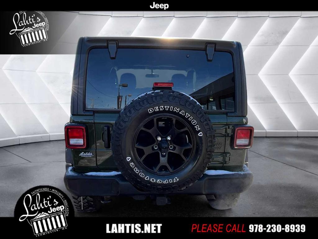 used 2021 Jeep Wrangler Unlimited car, priced at $27,897