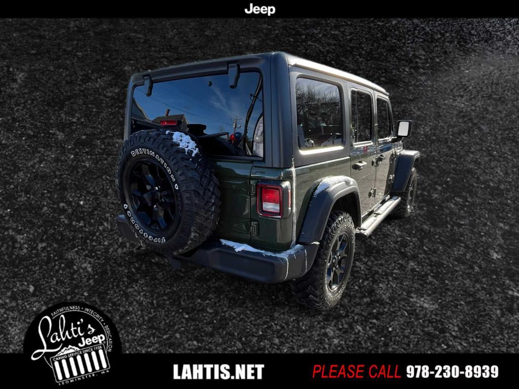 used 2021 Jeep Wrangler Unlimited car, priced at $27,897