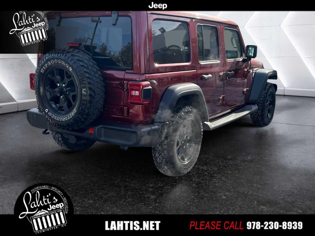 used 2021 Jeep Wrangler Unlimited car, priced at $34,880